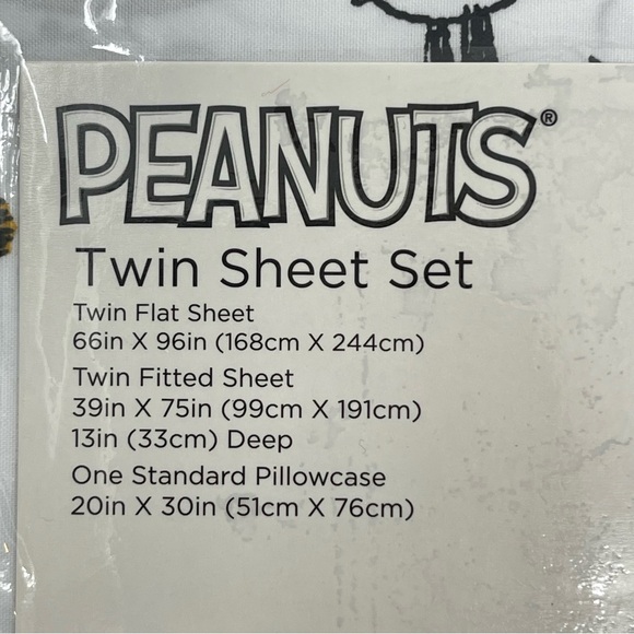 Peanuts Snoopy Halloween Twin Sheet Set Pumpkins Mummy Woodstock New - Picture 3 of 5